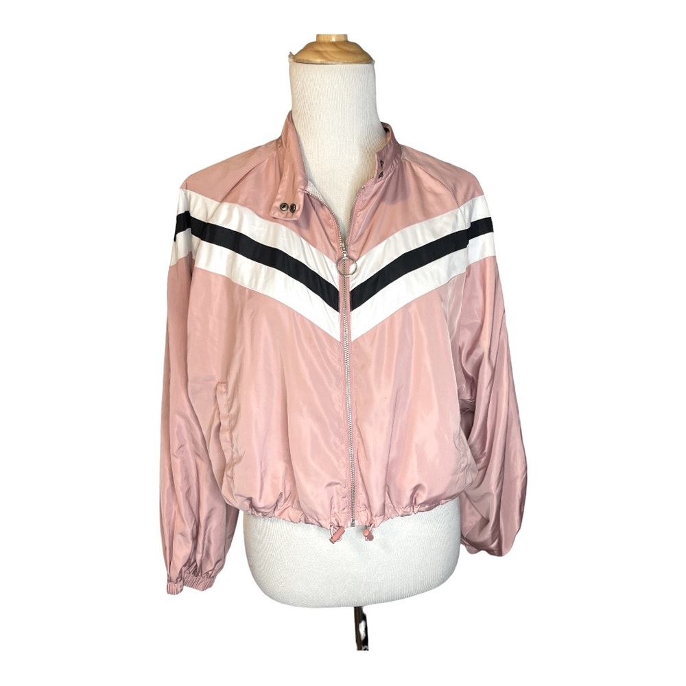 Deep Sugar Loose Lightweight Cropped Jacket w/Pockets